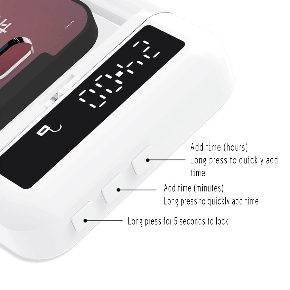 Portable Phone Lock Box with T - مراجعة Medicine Cabinet Lock وسعره