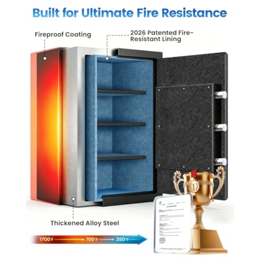 Home fireproof safe for docume - مراجعة Fire Safe Document وسعره
