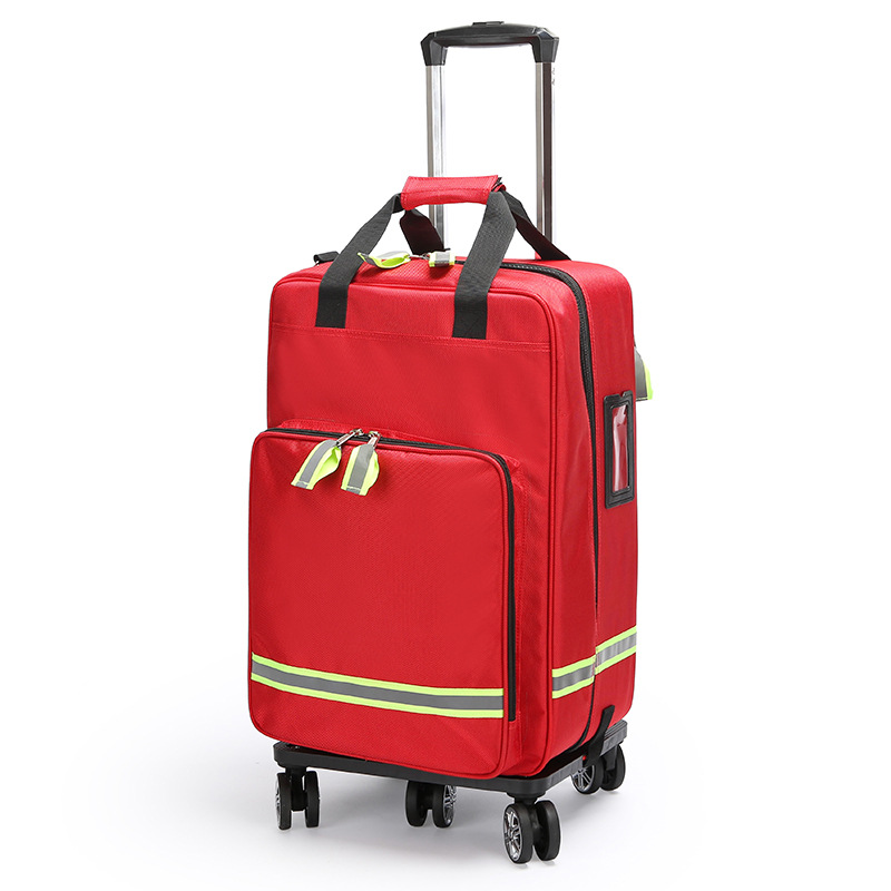 Large Capacity Empty Trolley F - مراجعة First Aid Bag Kit وسعره