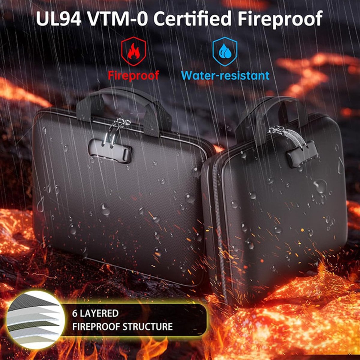 Fireproof Document Organizer B - مراجعة Fire Safe Document وسعره