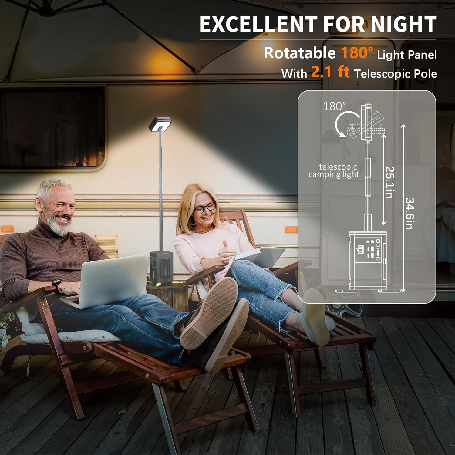 118Wh Portable Power Station w - مراجعة Power Outage Light وسعره