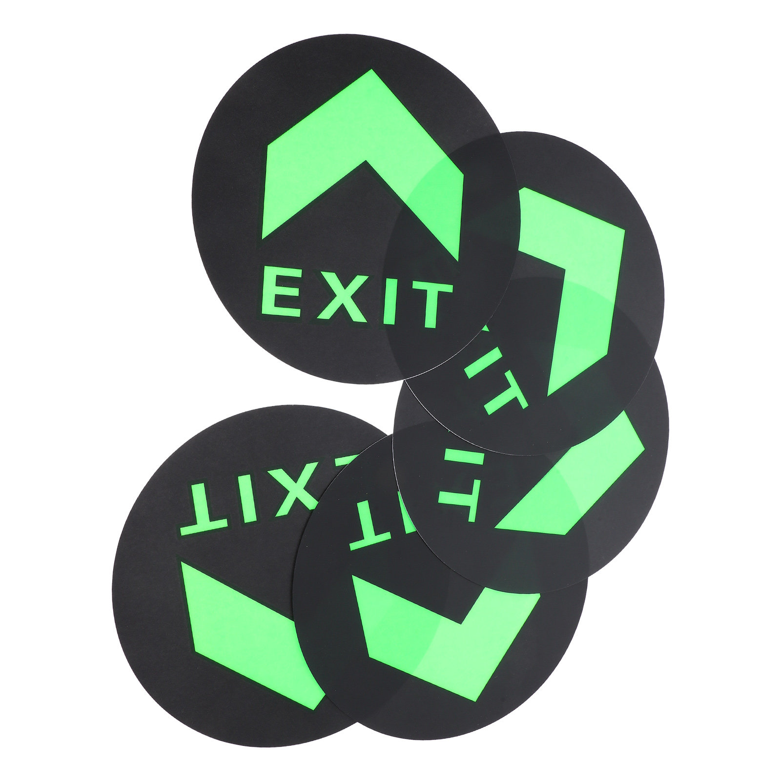 5Pcs Glow in Dark Exit Sign St - مراجعة Emergency Exit Sign وسعره