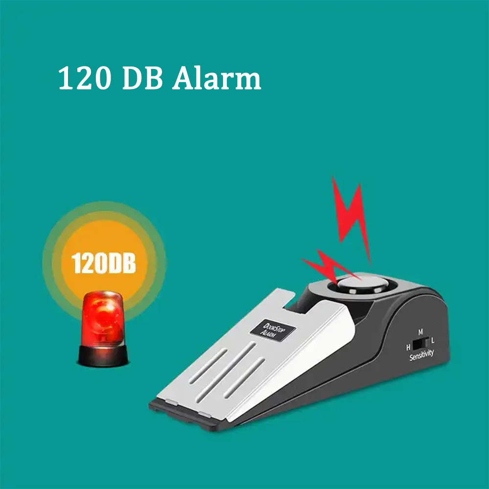125 DB Anti-theft Burglar Stop - مراجعة Door Stop Alarm وسعره