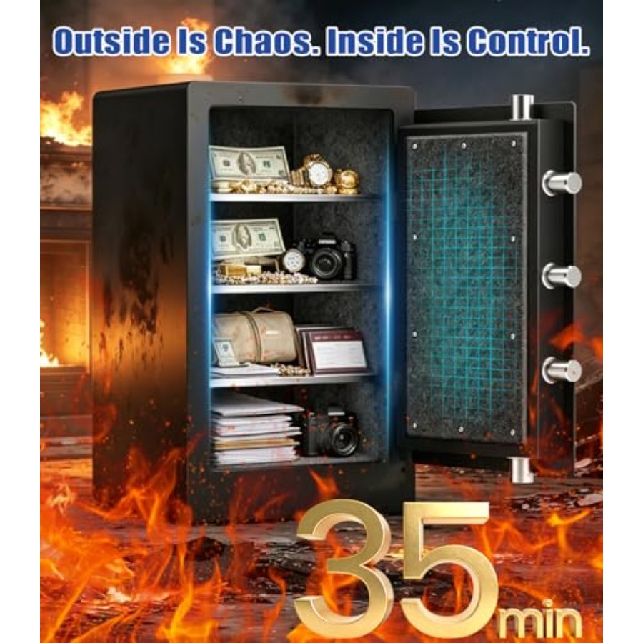 Heavy Duty Fireproof Safe for  - مراجعة Fire Safe Document وسعره