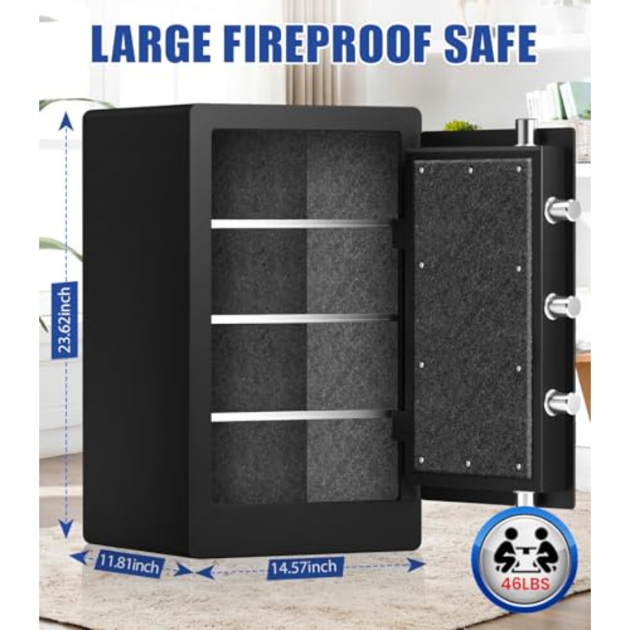 Heavy Duty Fireproof Safe for  - مراجعة Fire Safe Document وسعره