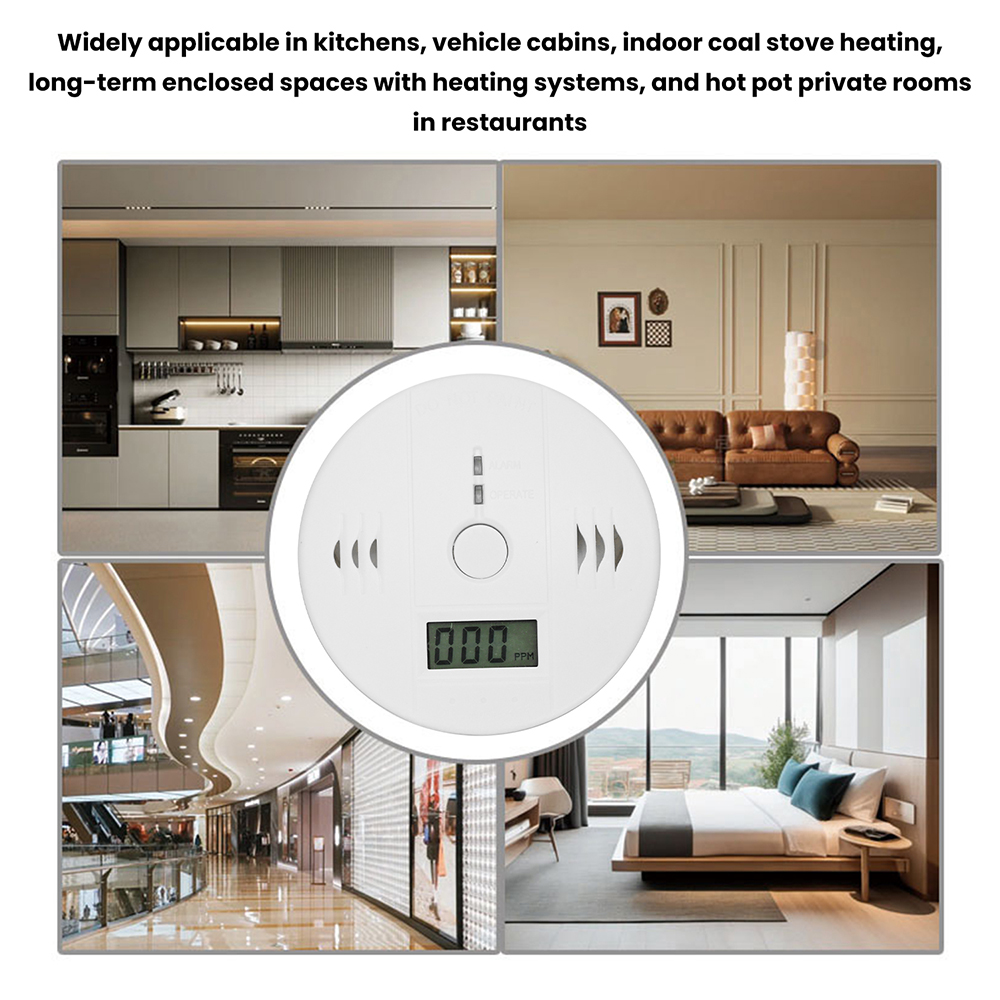 Battery Powered Carbon Monoxid - مراجعة Smoke Detector Interconnected وسعره