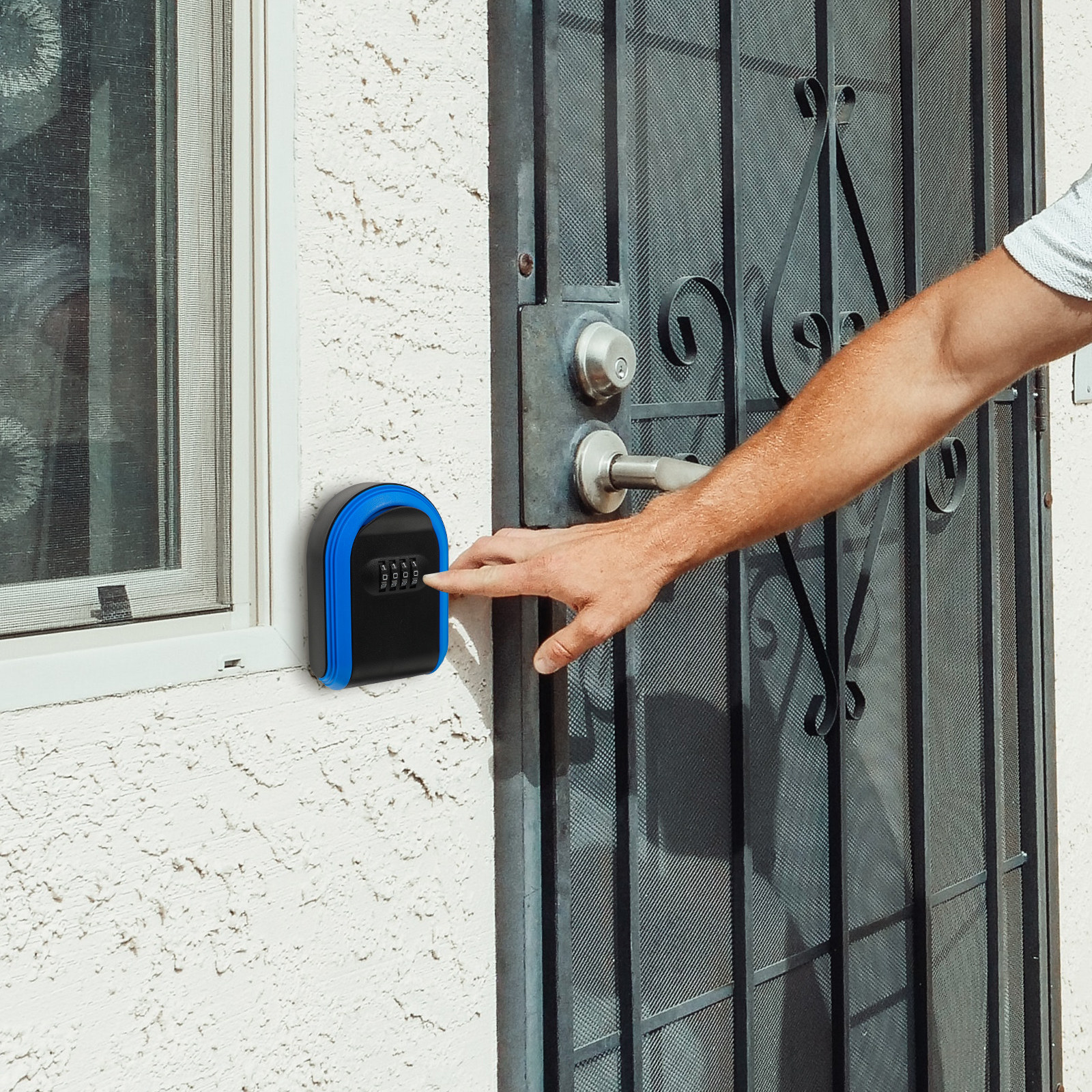 Key Lock Box Wall Mount Plasti - مراجعة Lockbox Key Secure وسعره