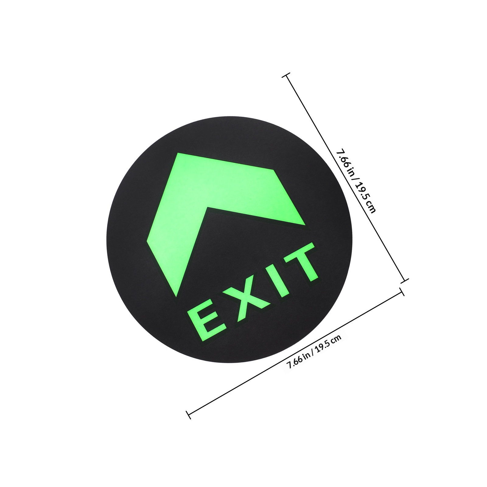 5Pcs Exit Sign Stickers Night  - مراجعة Emergency Exit Sign وسعره
