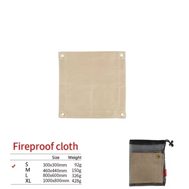 30*30CM New Outdoor Camping Fi - مراجعة Fire Blanket Kitchen وسعره