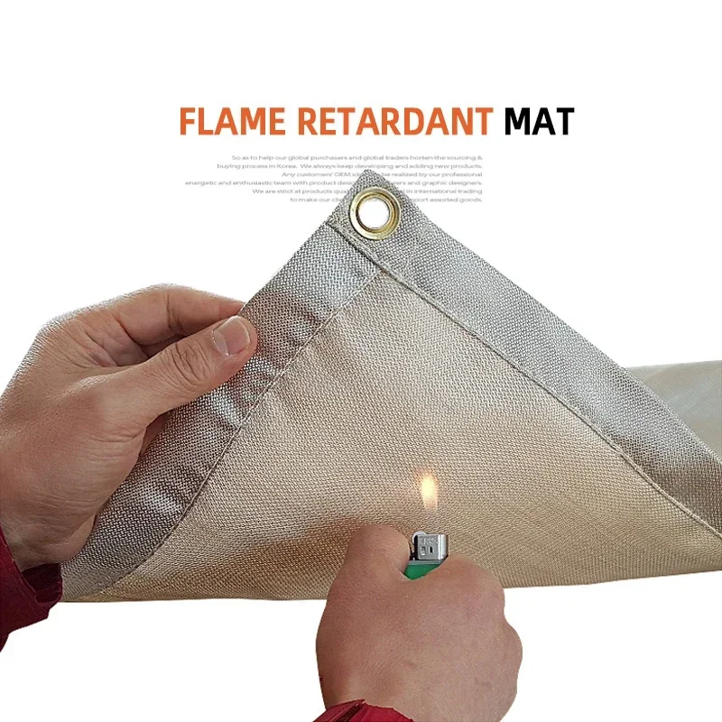 30*30CM New Outdoor Camping Fi - مراجعة Fire Blanket Kitchen وسعره